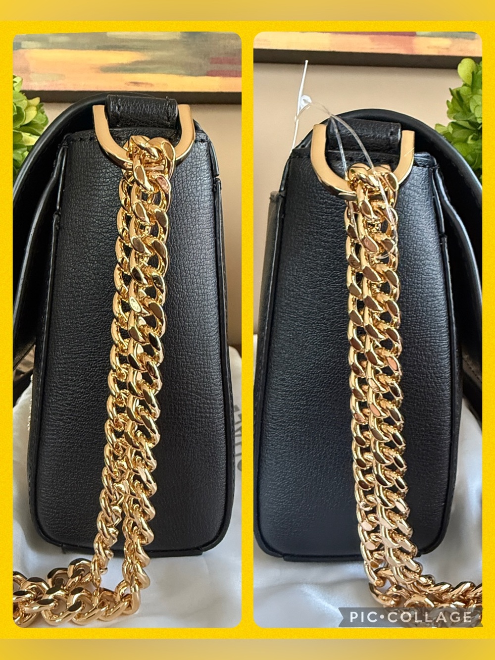 MICHAEL KORS KINSLEY ✨LIMITED EDITION ✨ MEDIUM SHOULDER FLAP BLACK BAG 🌟NWT🌟 - Picture 7 of 17